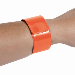 Pulsera reflectante de PVC publicitaria